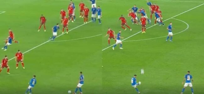 ITALIA PUNIZIONE NAPOLI