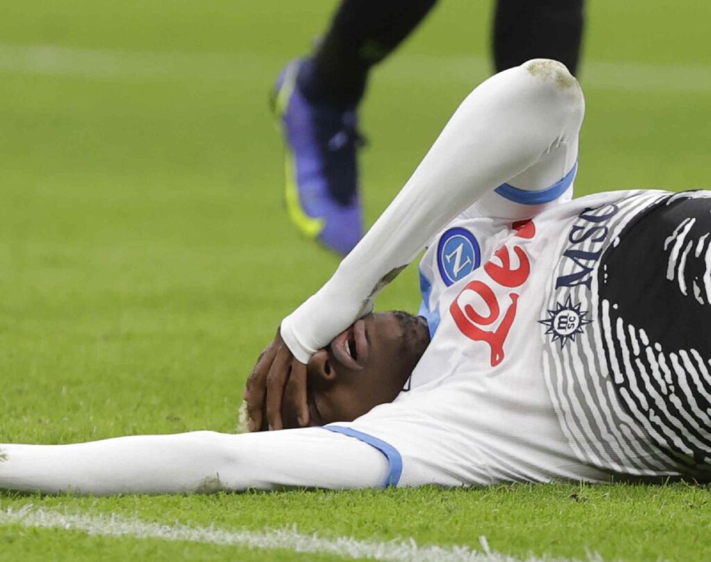 CORRIERE DELLO SPORT – Infortunio Osimhen: fuori per due mesi, guai per il Napoli