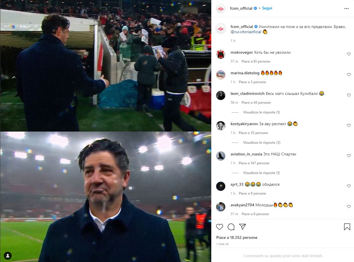 Spartak Mosca Instagram