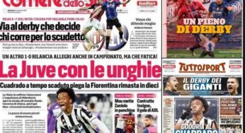 Lotta scudetto in Serie A, i giornali snobbano il Napoli. Zaccone: “Guardate le prime pagine”