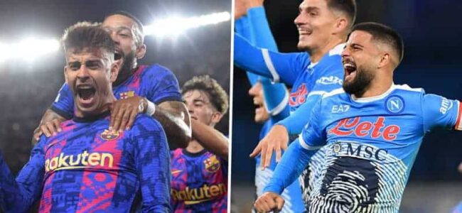 barcellona napoli europa league