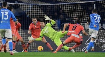 Il cuore del Napoli non basta, l’Atalanta passa: gli azzurri sono terzi in classifica