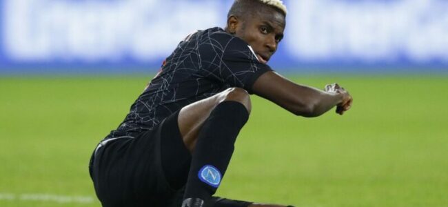 rientro osimhen maschera 3D