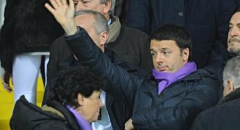 Renzi esulta: “Fiorentina vince, come a Napoli”