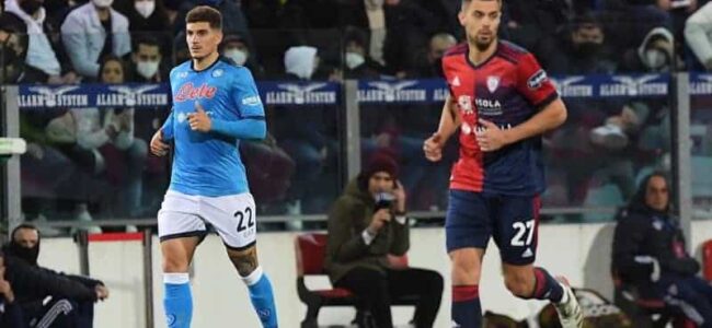 Napoli, buone notizie per Di Lorenzo. Problemi per Malcuit