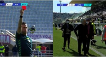 Gol annullato Atalanta: Gasperini espulso e insultato