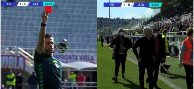 gasperini espulso fiorentina atalanta