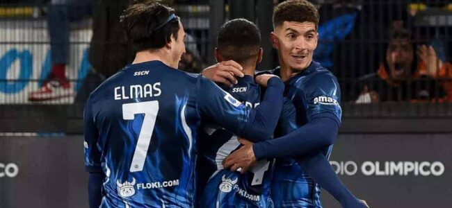 Super Napoli all'Olimpico, gli azzurri battono la Lazio 2-1 -VIDEO