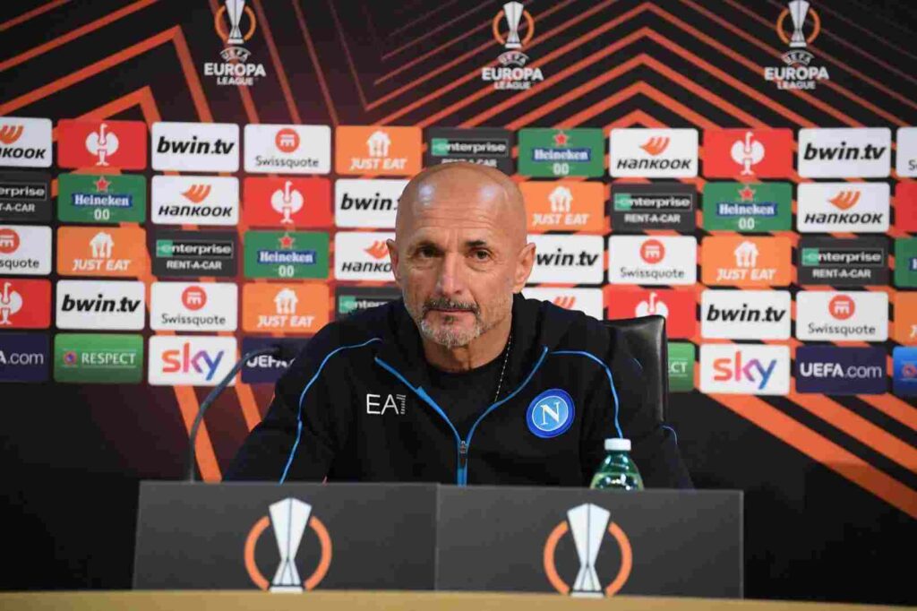 spalletti conferenza stampa barcellona napoli