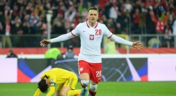 Polonia-Svezia: Zielinski spacca la porta, il video del gol