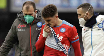 Infortunio Di Lorenzo, ufficiale: “Distorsione secondo grado. Lascia il ritiro dell’Italia”, tempi di recupero