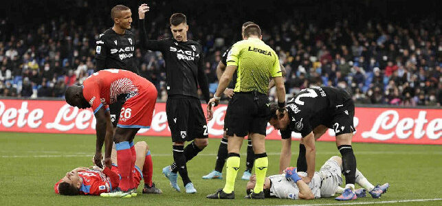 di lorenzo infortunio napoli udinese