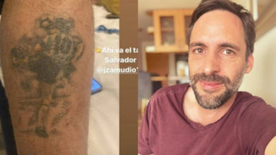 giornalisti salvati dal tatuaggio di maradona