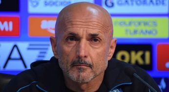 Spalletti: “La partita di domani vale tanto. Una sconfitta sarebbe fatale”