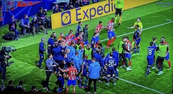 Atletico Madrid-Manchester City: Savic furioso, trascina via Foden – VIDEO