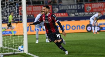 Inter clamorosa sconfitta col Bologna, Napoli che spreco, la classifica. Radu che errore, il video