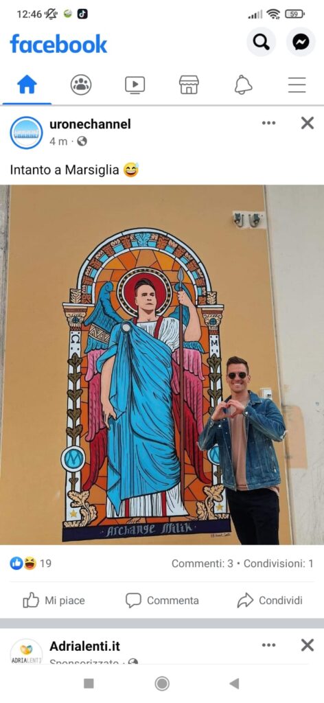 Tifosi del Marsiglia pazzi di Milik: un altarino in suo onore, poi snobba il Napoli – FOTO