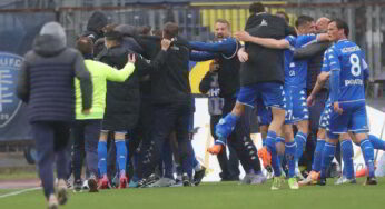 L’Empoli festeggia in faccia al Napoli. Questa squadra, allenatore compreso, deve provare un po’ di vergogna
