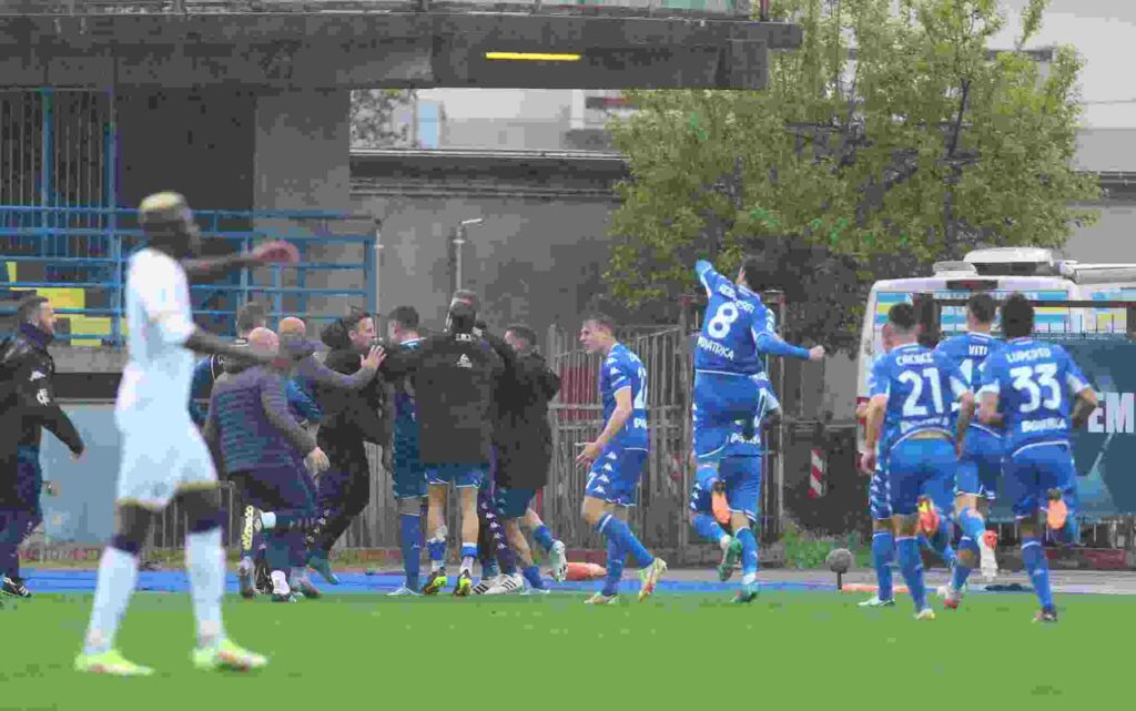 empoli napoli sconfitta social