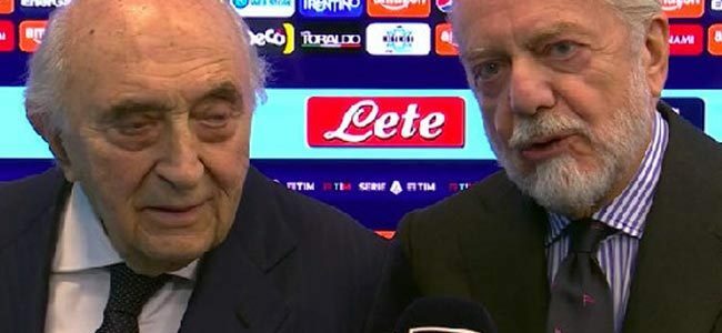 Ferlaino: "Credo nello scudetto. A De Laurentiis voglio dare un consiglio"