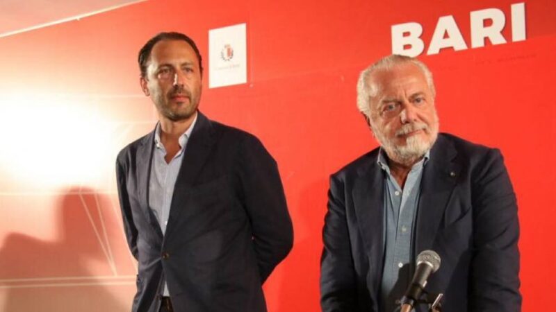 Multiproprietà Napoli-Bari, De Laurentiis ricorso al Collegio di garanzia del Coni