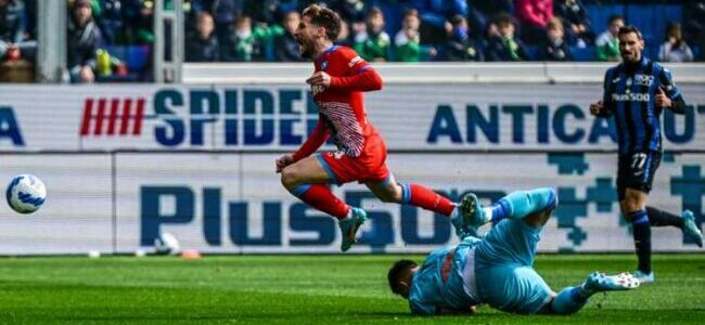 rigore di bello atalanta napoli