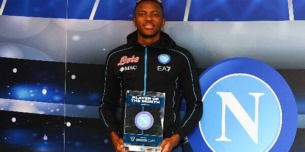 Osimhen migliore giocatore di Marzo