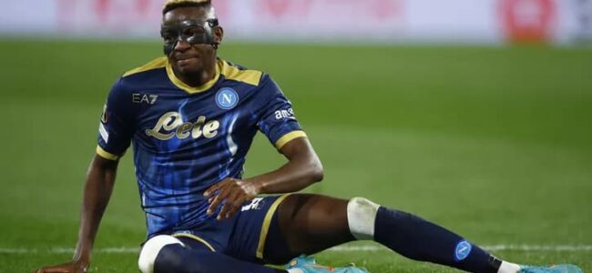 Infortunio Osimhen esami ok. Il comunicato del Napoli