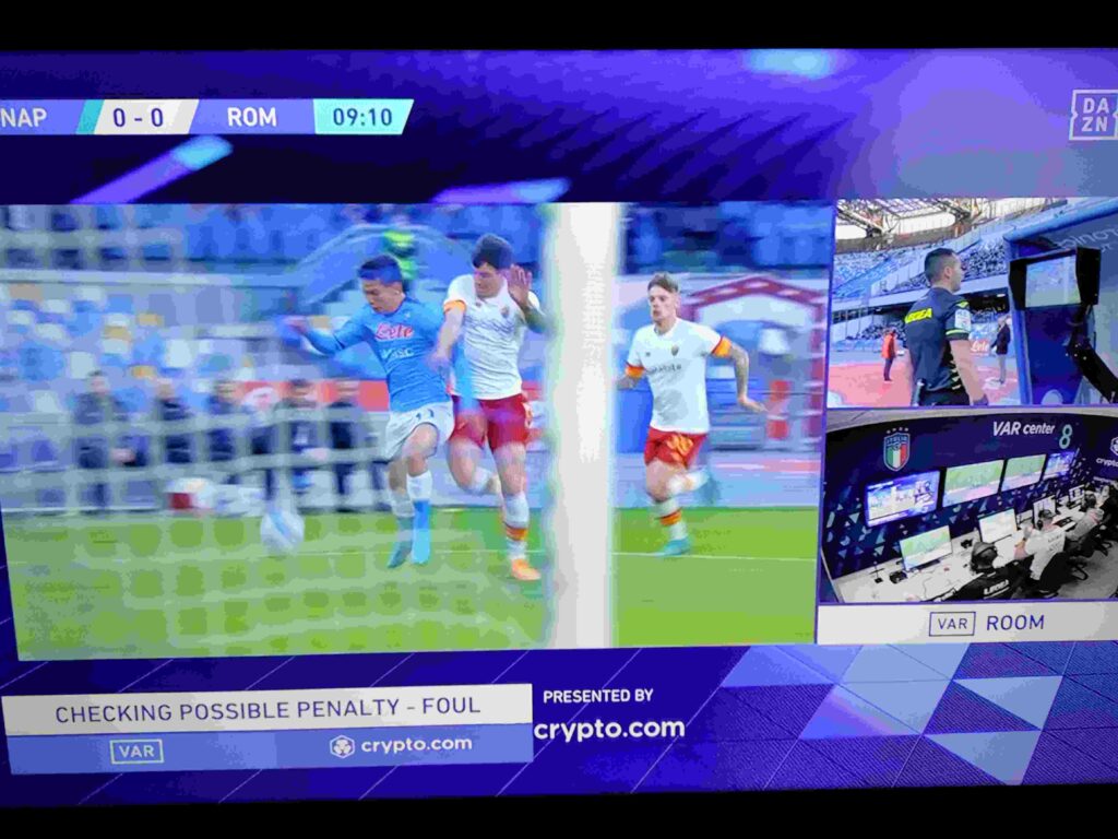 rigore di bello napoli roma