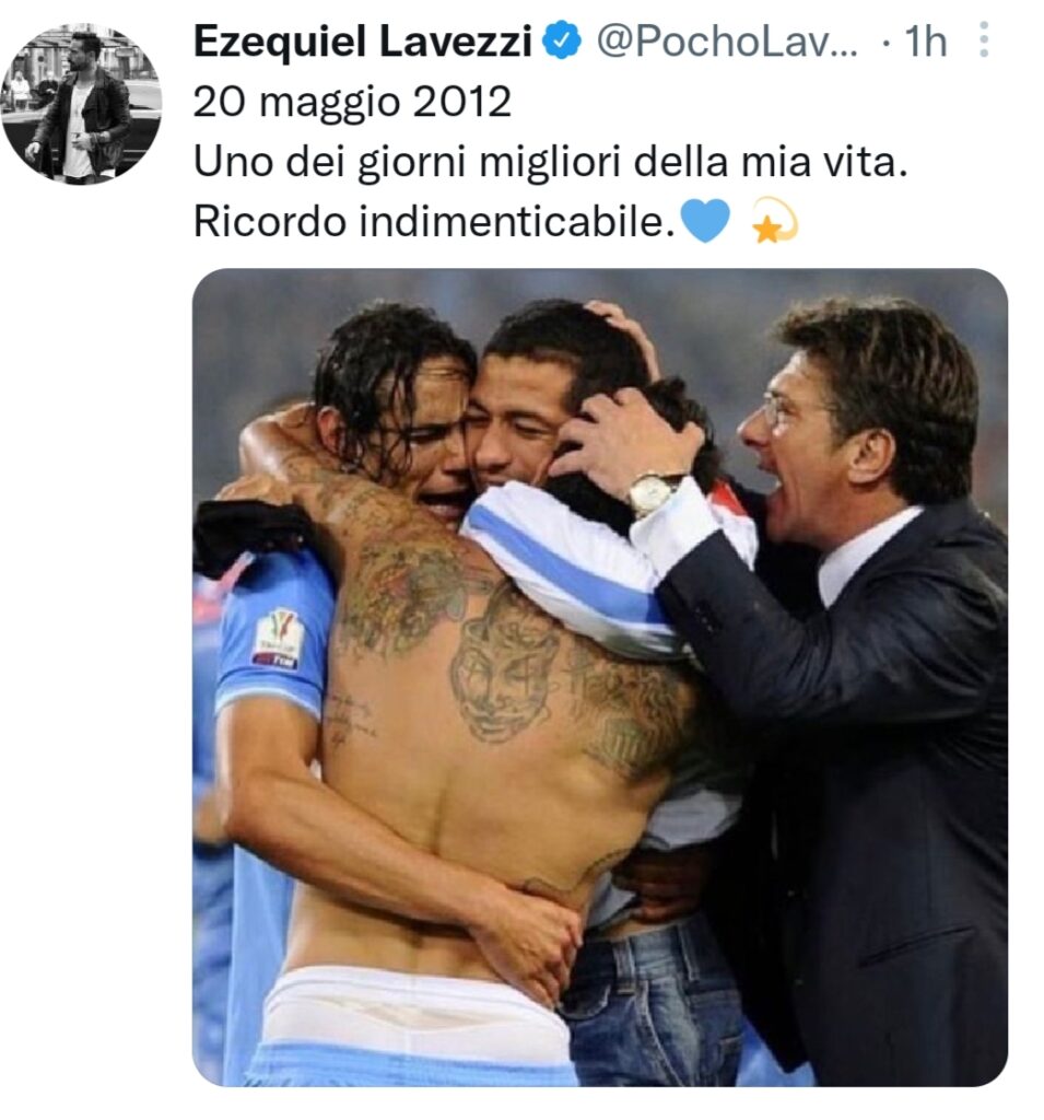 Lavezzi ricorda la vittoria contro la Juve, la risposta dei tifosi napoletani