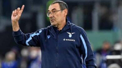 La Lazio batte la Samp, Sarri commenta : "Il mio Napoli era un'altra cosa"