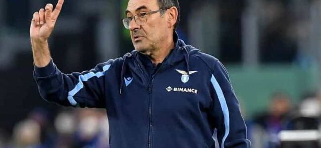 La Lazio batte la Samp, Sarri commenta : "Il mio Napoli era un'altra cosa"