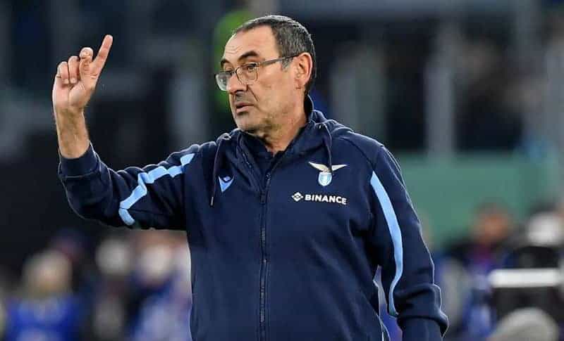 La Lazio batte la Samp, Sarri commenta : "Il mio Napoli era un'altra cosa"