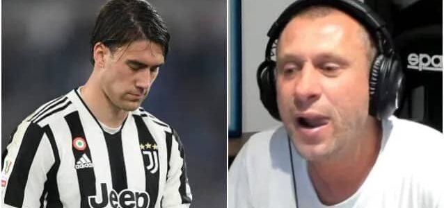 Cassano distrugge Vlahovic: "È un povero cristo, guardatelo”
