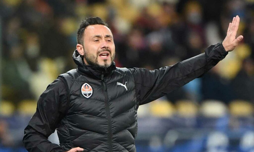 Napoli, De Zerbi si libera: “Potrebbe essere il mio ultimo giorno allo Shaktar”