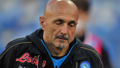 Spalletti striscione Napoli