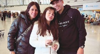 Mathias Olivera in viaggio verso Napoli: la foto dall’aeroporto