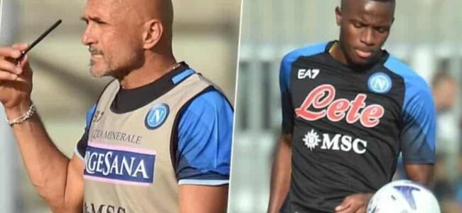 Lite Spalletti-Osimhen, il nigeriano cacciato dall’allenamento -VIDEO