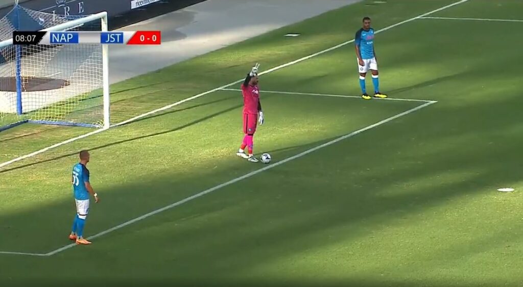 napoli schemi uscita dal basso