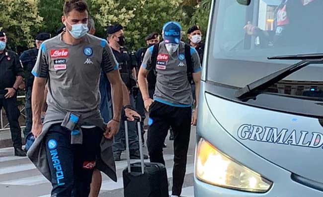 Il Napoli cambia sede del ritiro, azzurri all'Hotel Serapide di Pozzuoli