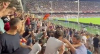 Tifosi Roma a Salerno: “Vesuvio erutta”, ossessione o sudditanza contro Napoli? – Video