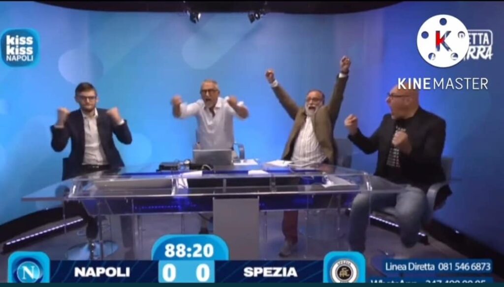 Alvino offeso in diretta tv, la risposta da signore: “Visto chi ha segnato?” – VIDEO