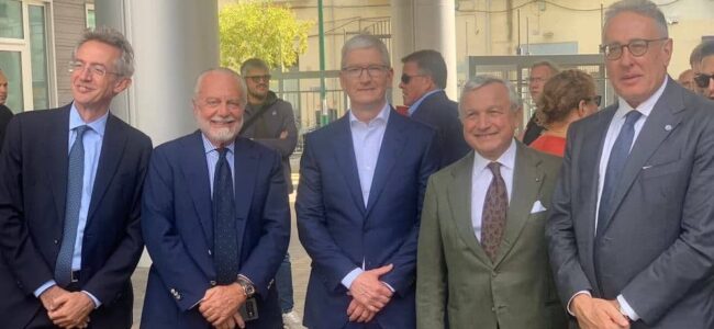 Napoli-Apple, De Laurentiis e Cook: partnership su diritti tv