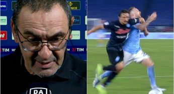Sarri contro gli arbitri: Lazio-Napoli, la moviola di Gazzetta: “Perché il Var non interviene?”
