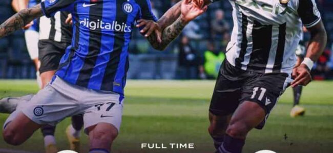 Udinese-Inter 3-1 Highlights e gol - VIDEO