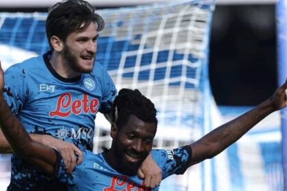 Napoli, Anguissa: "Gol grazie ai compagni. Il nostro obiettivo è vincere"