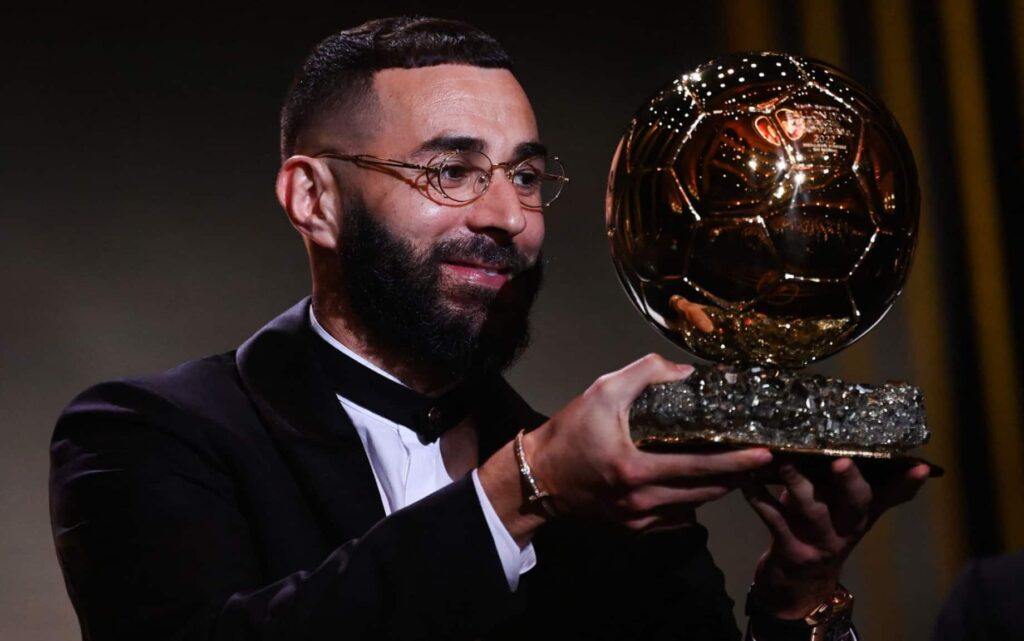 benzema pallone d'oro 2022