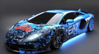 Lamborghini Aventador: la livrea ispirata dal Napoli e Kvarastkhelia – FOTO