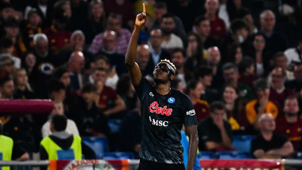 osimhen pagelle roma napoli