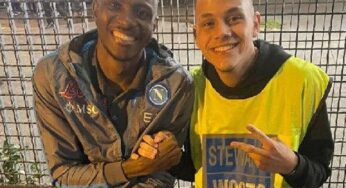 Steward sospeso per un selfie con Osimhen: “Persona d’oro, non credete a cosa ha fatto per me”